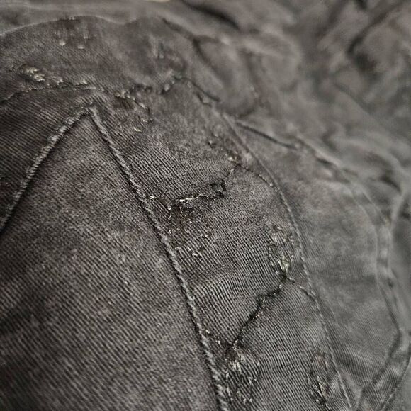 Black Patterned Women Jeans - Picture 7 of 8